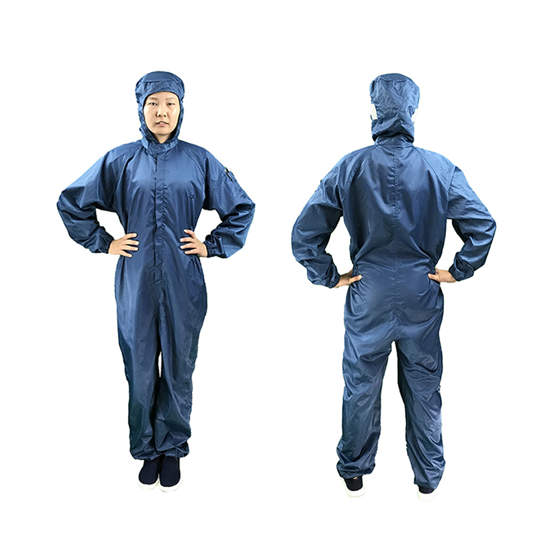 Anti Static Mid Open Hooded Jumpsuit